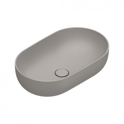 Catalano Sfera umywalka nablatowa 60x37 cm owalna tortora mat 0522610032