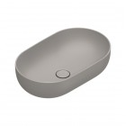 Catalano Sfera umywalka nablatowa 60x37 cm owalna tortora mat 0522610032