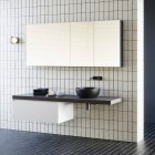 Catalano Sfera umywalka nablatowa okrągła 42 cm czarny mat 0523430022