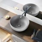 Catalano Sfera umywalka nablatowa okrągła 42 cm szary mat 0523430023