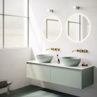 Catalano Sfera umywalka nablatowa okrągła 42 cm acqua mat 0523430028