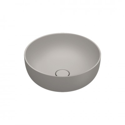 Catalano Sfera umywalka nablatowa okrągła 42 cm tortora mat 0523430032