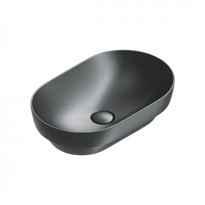 Catalano Sfera umywalka 55x35 cm owalna czarny mat 0524550022
