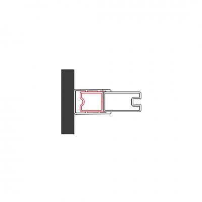 Sanswiss profil poszerzający 25 mm srebrny polerowany ACA1.50.2000