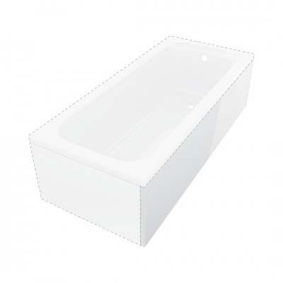 Deante Prizma obudowa frontowa do wanny 180 cm biała KTJD018O