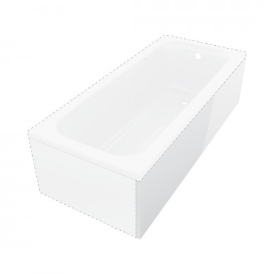 Deante Prizma obudowa frontowa do wanny 150 cm biała KTJD015O