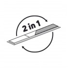 Deante odpływ liniowy 60 cm odwracalny złoto szczotkowane KOS_R06D