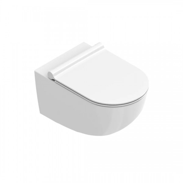 Catalano Sfera muszla WC wisząca New Flush z deską WC wolnoopadającą 1VSF54R00+5SCSTP00+5KFST00