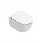 Catalano Sfera muszla WC wisząca New Flush z deską WC wolnoopadającą biała 1VSS50R00+9056060000+5SCSTP00