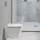 Catalano Zero muszla WC wisząca Silentech z deską WC wolnoopadającą biała 0111460001+9056060000+0151200001
