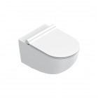 Catalano Sfera muszla WC wisząca New Flush biały mat z deską WC wolnoopadającą 1VSF54RBM+9056060000+5SCSTPBM