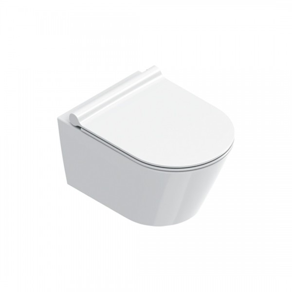 Catalano Zero muszla WC wisząca Silentech z deską WC wolnoopadającą biała 0111500001+9056060000+5SCSTP00