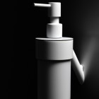 Deante Silia dozownik na mydło ścienny biały mat ADI_A421
