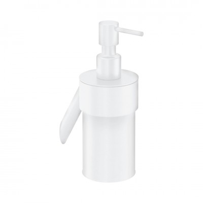 Deante Silia dozownik na mydło ścienny biały mat ADI_A421