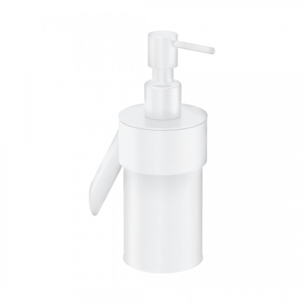 Deante Silia dozownik na mydło ścienny biały mat ADI_A421