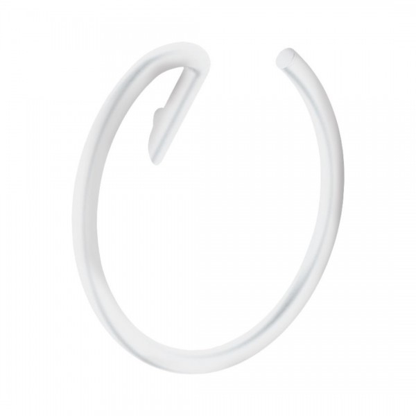 Deante Silia wieszak na ręcznik okrągły biały mat ADI_A611