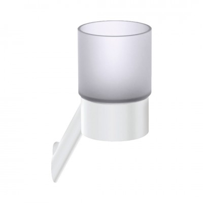 Deante Silia kubek wiszący biały mat/szkło ADI_A911