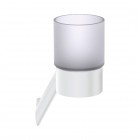 Deante Silia kubek wiszący biały mat/szkło ADI_A911