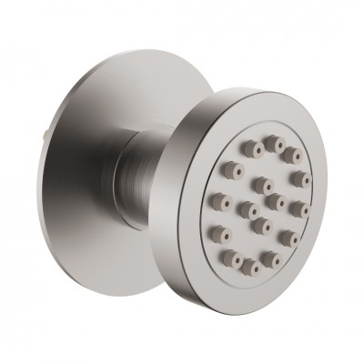 Deante Cascada dysza boczna okrągła stal szczotkowana NAC_F77K