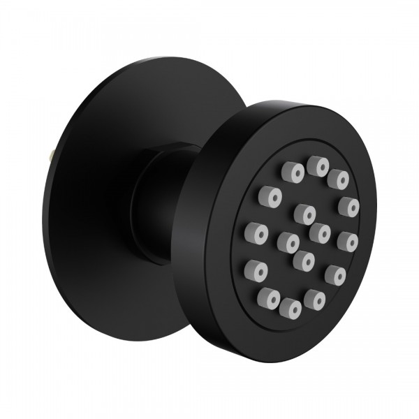 Deante Cascada dysza boczna okrągła czarny mat NAC_N77K