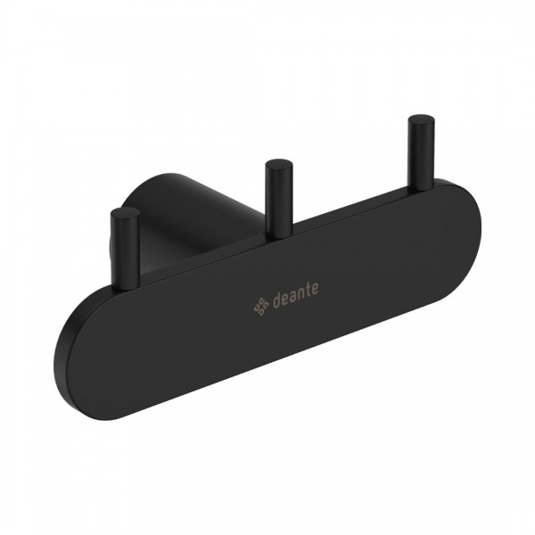 Deante Round haczyk potrójny czarny mat ADR_N131