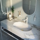 Deante Silia lustro 50x100 cm biały mat ADI_A851