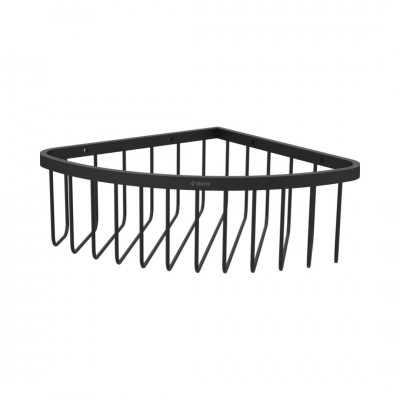 Deante Jasmin koszyk prysznicowy narożny czarny mat ADJ_N561