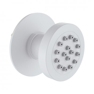 Deante Cascada dysza boczna okrągła biały mat NAC_A77K