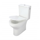 Deante Jasmin miska bezkołnierzowa + zbiornik + deska WC wolnoopadająca biała CDJD6RPS