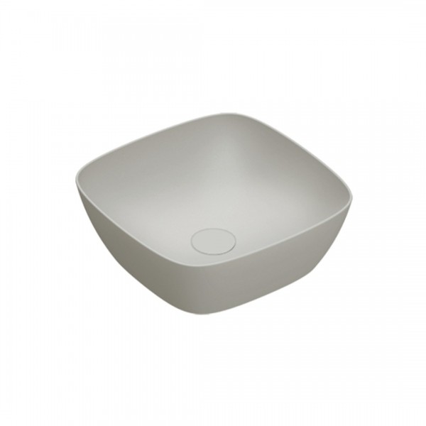 Catalano Alvea umywalka nablatowa 40x40 cm kwadratowa szary mat 0622400023