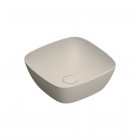 Catalano Alvea umywalka nablatowa 40x40 cm kwadratowa sabbia mat 0622400029