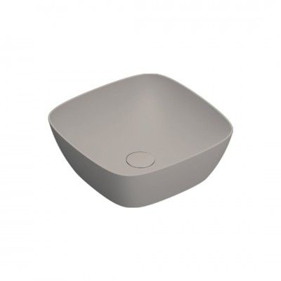 Catalano Alvea umywalka nablatowa 40x40 cm kwadratowa tortora mat 0622400032