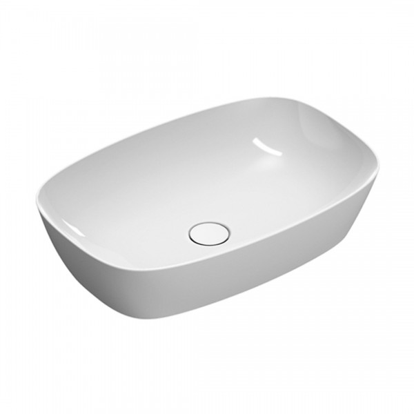 Catalano Alvea umywalka nablatowa 60x40 cm owalna biała 0622600001