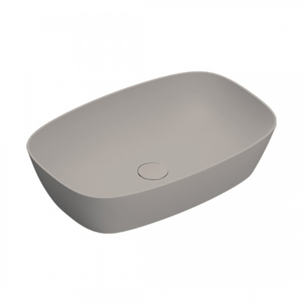 Catalano Alvea umywalka nablatowa 60x40 cm prostokątna tortora mat 0622600032