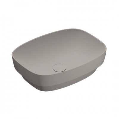 Catalano Alvea umywalka wpuszczana 50x38 cm owalna tortora mat 0624500032