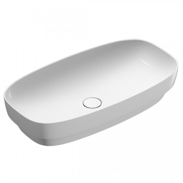 Catalano Alvea umywalka wpuszczana 75x40 cm owalna biała 0624750001