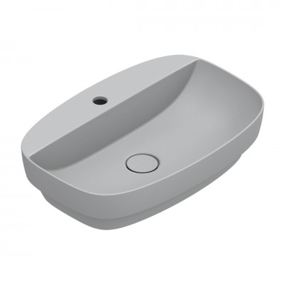 Catalano Alvea umywalka wpuszczana 60x40 cm owalna szary mat 0625601023