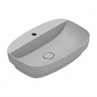 Catalano Alvea umywalka wpuszczana 60x40 cm owalna szary mat 0625601023