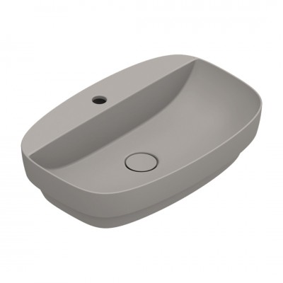 Catalano Alvea umywalka wpuszczana 60x40 cm owalna tortora mat 0625601032