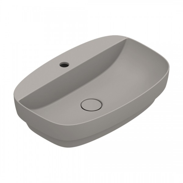 Catalano Alvea umywalka wpuszczana 60x40 cm owalna tortora mat 0625601032