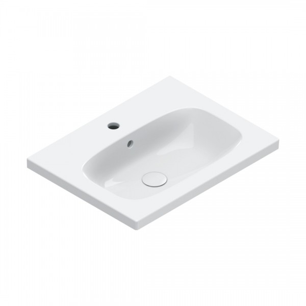 Catalano Alvea umywalka 60x46 cm prostokątna biała 0620601001