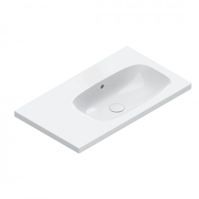 Catalano Alvea umywalka 80x46 cm prawa prostokątna biała 0620830001