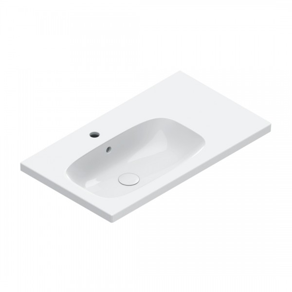 Catalano Alvea umywalka 80x46 cm lewa prostokątna biała 0620841001