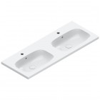 Catalano Alvea umywalka 120x46 cm podwójna prostokątna biała 0621222001