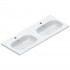 Catalano Alvea umywalka 120x46 cm podwójna prostokątna biała 0621222001