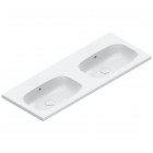 Catalano Alvea umywalka 120x46 cm podwójna prostokątna biała 0621220001