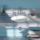 Catalano Italy umywalka podblatowa 57x42 cm owalna biała 0727570001