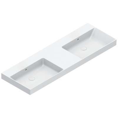 Catalano Zero umywalka 150x50 cm podwójna prostokątna biała 0121520001