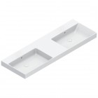 Catalano Zero umywalka 150x50 cm podwójna prostokątna biała 0121520001
