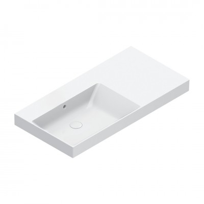 Catalano Zero umywalka 100x50 cm prostokątna lewa biała 0121040001